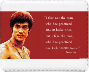 Alfombrilla Para El Ratón De Bruce Lee Frase