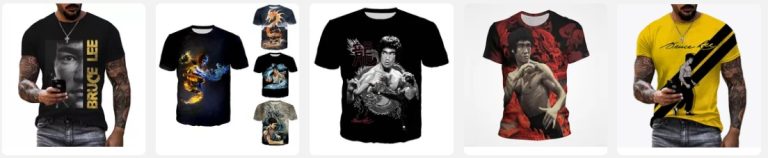 Camisetas De Bruce Lee Baratas