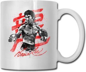 Taza De Bruce Lee En Acción